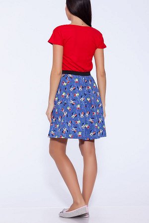 #49057 Платье (Неженка) Красно-синий