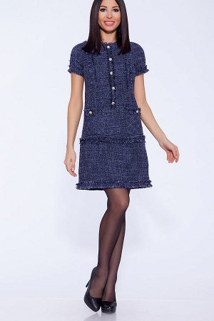 #43447 Платье (VISERDI) Черный/фиолетовый