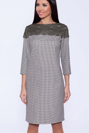 #54137 Платье Хаки/серый