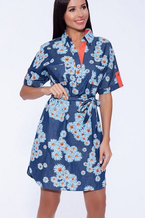 #55957 Платье (NIKA) Голубой