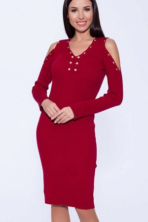#53835 Платье Бордовый