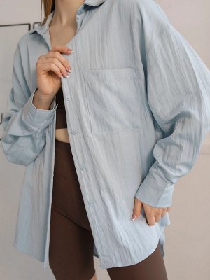 Рубашка женская Veleva, голубая