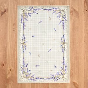 Набор полотенец "Душа Прованса", 2 шт, 40x60 см, 100% хлопок, твил, клетка, 1 шт.