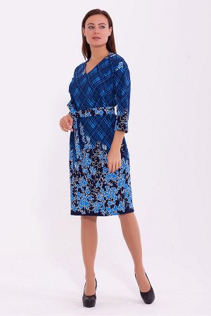 #84074 Платье Синий