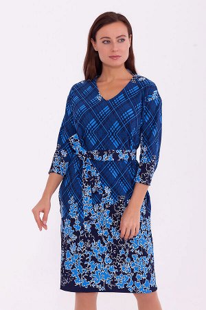 #84074 Платье Синий