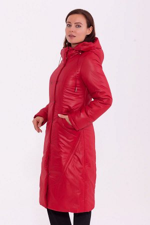 #84211 Пальто Красный