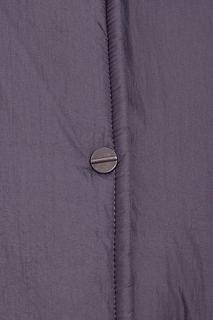 #55993 Пальто Серо-фиолетовый
