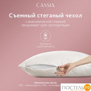 Подушка CASSIA ЖЕМЧУЖИНА ТИБЕТА, Классическая, 50х70  (Прямоугольная)