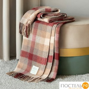 Estia  ВИНСЕНТЕ Плед борд-кор 150х200/10х2 см, 1 предмет, 100% шерсть , 350 гр/м2