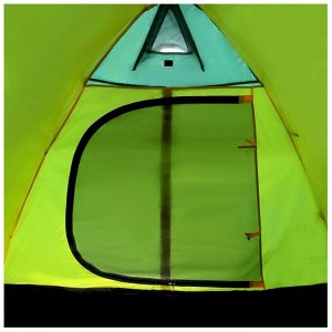 Палатка туристическая, трекинговая maclay PEAK 4, 4-местная, с тамбуром