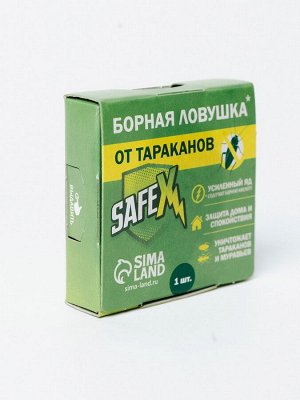 Средство от тараканов SAFEX Борные ловушки, 6 шт.
