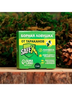 Средство от тараканов SAFEX Борные ловушки, 6 шт.