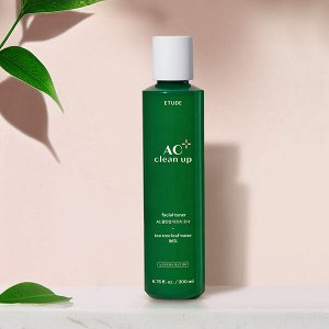 Тонер для проблемной и жирной кожи с экстрактом чайного дерева  Etude AC Clean Up Facial Toner, 200 мл