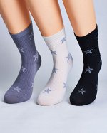 Носки женские хлопковые лапша
