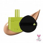 Рефилл для кушона №25N + спонж Satin Wear Healthy-Green Cushion RE-FEEL 25N Wind Storm (+ Puff)