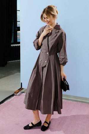 Платье Lokka 1594 кофейный