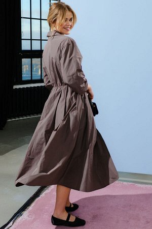 Платье Lokka 1594 кофейный