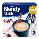 AGF Кофе Blendy СТИК Cafe Ole низкокалорийный 5,4гр*27стиков