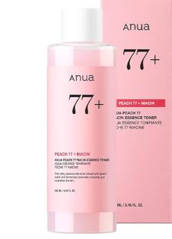 ANUA Тонер-эссенция с персиком для гладкой и сияющей кожи Peach 77 Niacin Essence Toner