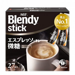 AGF Кофе Blendy СТИК Эспрессо с молоком и сахаром 6,2 гр*27стиков