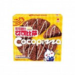 MALLORY FOODS Печенье злаковое &quot;Шоколадная пицца&quot; со вкусом капучино 50гр