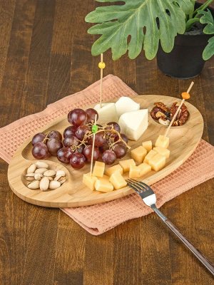 Блюдо овальное 3-х секц 40,5*23*1,5см