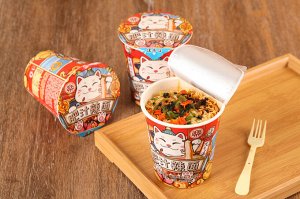 Kouda Mifan LE RAMEN MEOW Лапша Рамен со вкусом говядины острая 68 гр