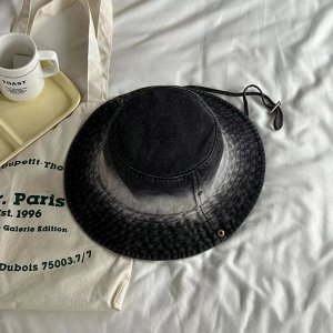 Шляпа женская, солнцезащитная, летняя, деним