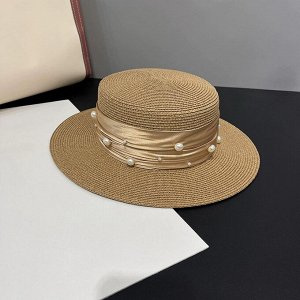 Шляпа солнцезащитная, женская, соломенная