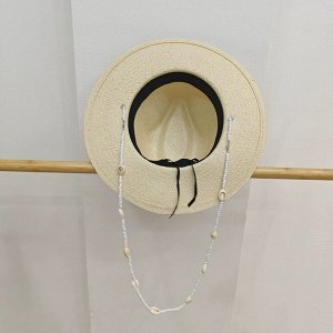 Шляпа солнцезащитная, женская, соломенная