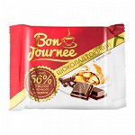 Шоколад Спартак Bon Journee Горький 56% с начинкой со вкусом яблочного штруделя  80 г *