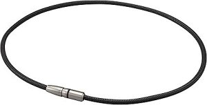Титановое ожерелье Phiten Х50 RAKUWA Magnetic Titanium Necklace BULLET