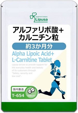 Комплекс с альфа-липоевой кислотой и L-карнитином Lipusa α-lipoic acid + L-carnitine