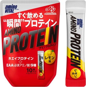 Сывороточный протеин BCAA EAA Ajinomoto Amino Vital Protein Lemon Flavor
