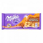 Шоколад Милка Waves with Caramel Crispearls 81 г *