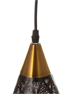 Светильник потолочный BayerLux «Рэдклифф» (Градация), 1x40 Вт, Е27, черный, 18x18x26+100 см