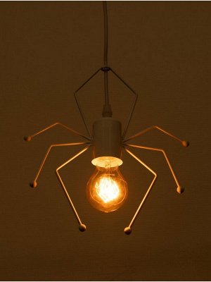 Светильник потолочный BayerLux Spider, 1x40 Вт, Е27, белый, 20x20x8 см