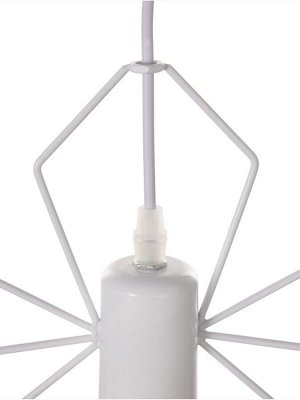 Светильник потолочный BayerLux Spider, 1x40 Вт, Е27, белый, 20x20x8 см