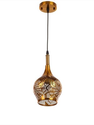 Светильник потолочный BayerLux Nicole, 1x40 Вт, Е27, медь, 18x18x25 см