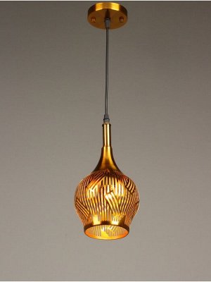 Светильник потолочный BayerLux Nicole, 1x40 Вт, Е27, медь, 18x18x25 см