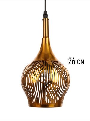 Светильник потолочный BayerLux Nicole, 1x40 Вт, Е27, медь, 18x18x25 см