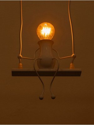 Светильник потолочный BayerLux Altalena, 1x40 Вт, Е27, белый, 27x22x12 см
