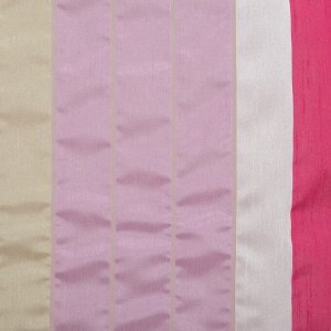 Тюль "Этель" 140х280 Гамма розовый (вертикальная полоса) б/утяжелителя, 100% п/э