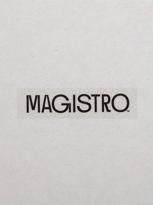 Чайная пара Magistro Fray, 2 предмета: чашка 230 мл, блюдце 15 см, фарфор