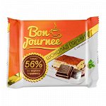 Шоколад Спартак Bon Journee Горький 56% с начинкой со вкусом тирамису  80 г *