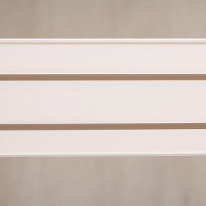 Карниз двухрядный «Цезарь эконом», 300 см, цвет белый