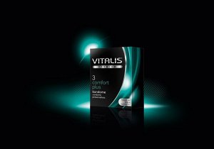 Презервативы VITALIS premium COMFORT PLUS (анатомической формы) (3 шт)