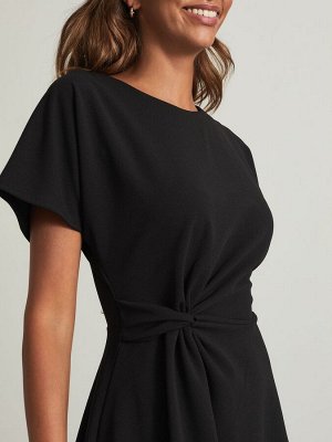 Платье-мини с короткими рукавами Lipsy Twist с завязками по бокам