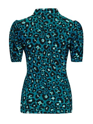 Pour Moi Jodie Fuller Bust Slinky Stretch Half Button Top