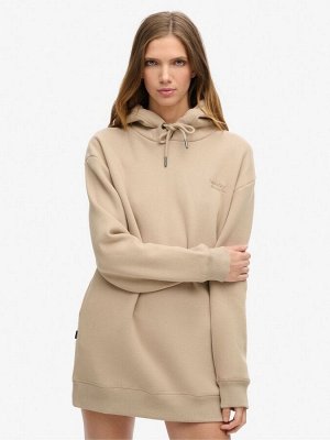 Платье-свитшот с капюшоном Superdry Essential Cobblestone Gray